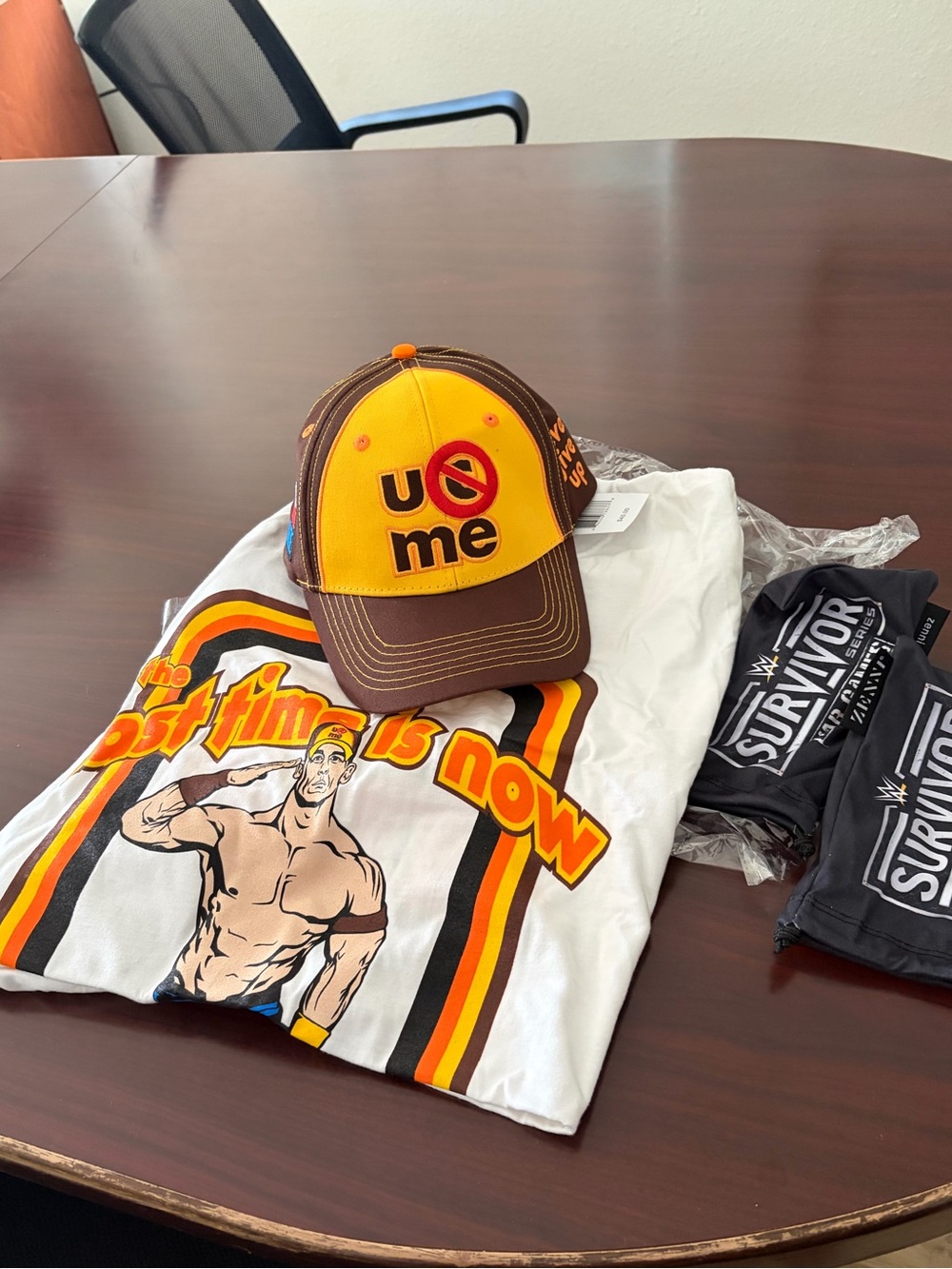 AUTHENTIC JOHN CENA MERCHANDISE FROM “THE LAST TIME IS NOW”
